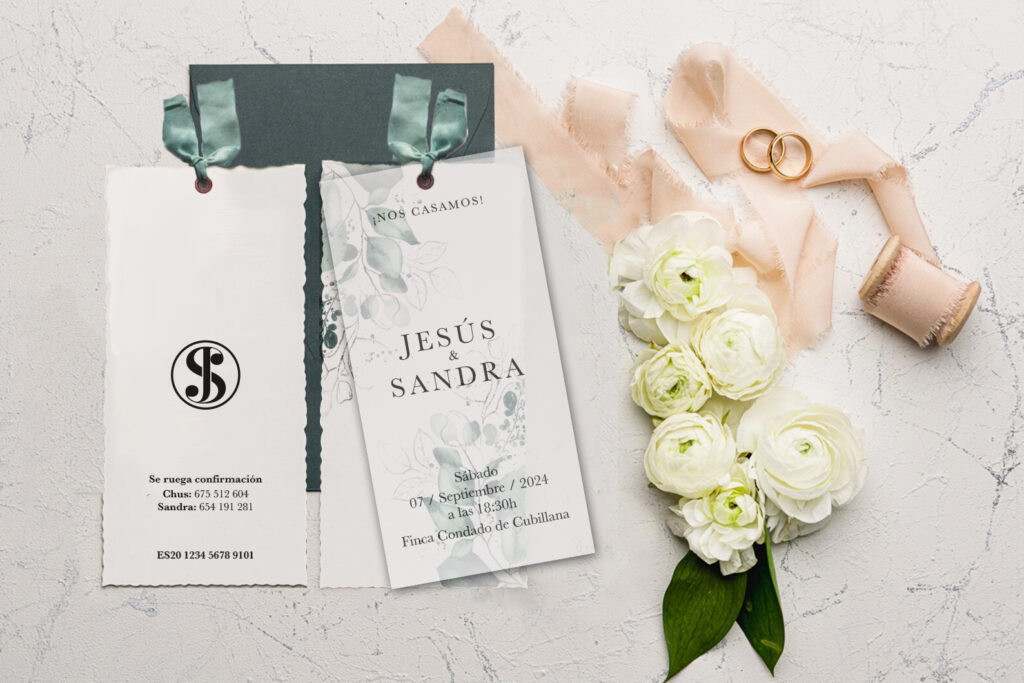 Invitaciones de boda personalizadas