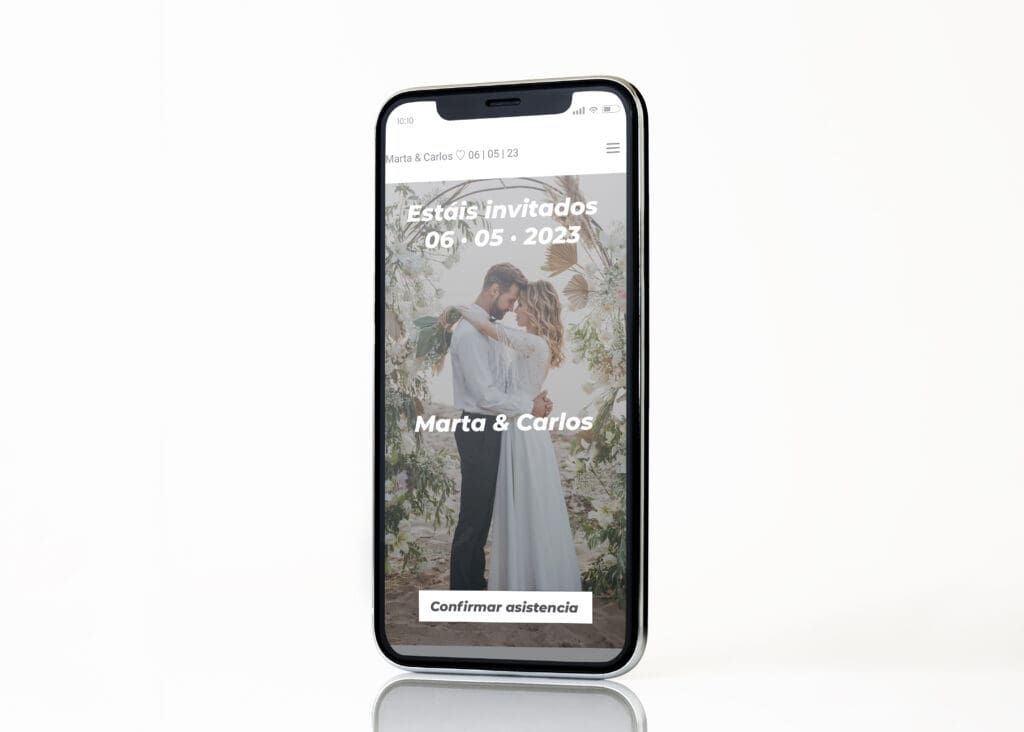 Página web de boda