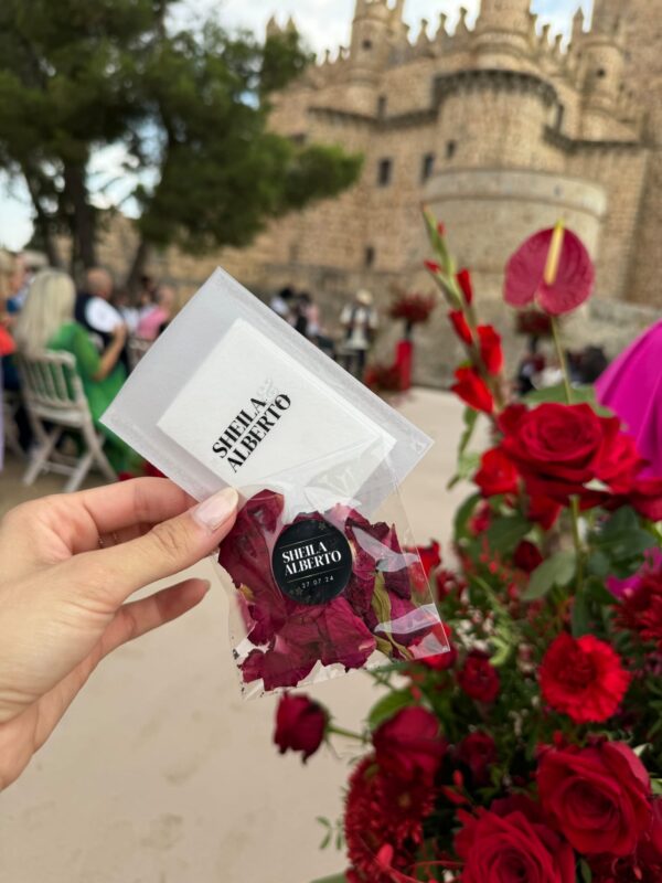 Bolsas para pétalos boda y lágrimas de felicidad