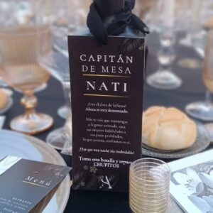 Capitán de mesa para bodas